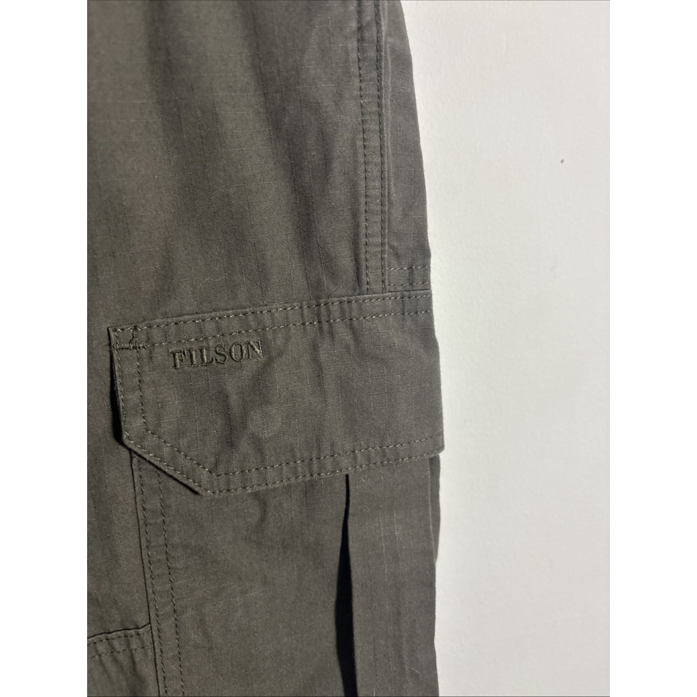 EUC Men’s Filson Field Cargo Pants Green Size 34 x 34 Outdoor Gorpcore Hiking - Picture 5 of 12